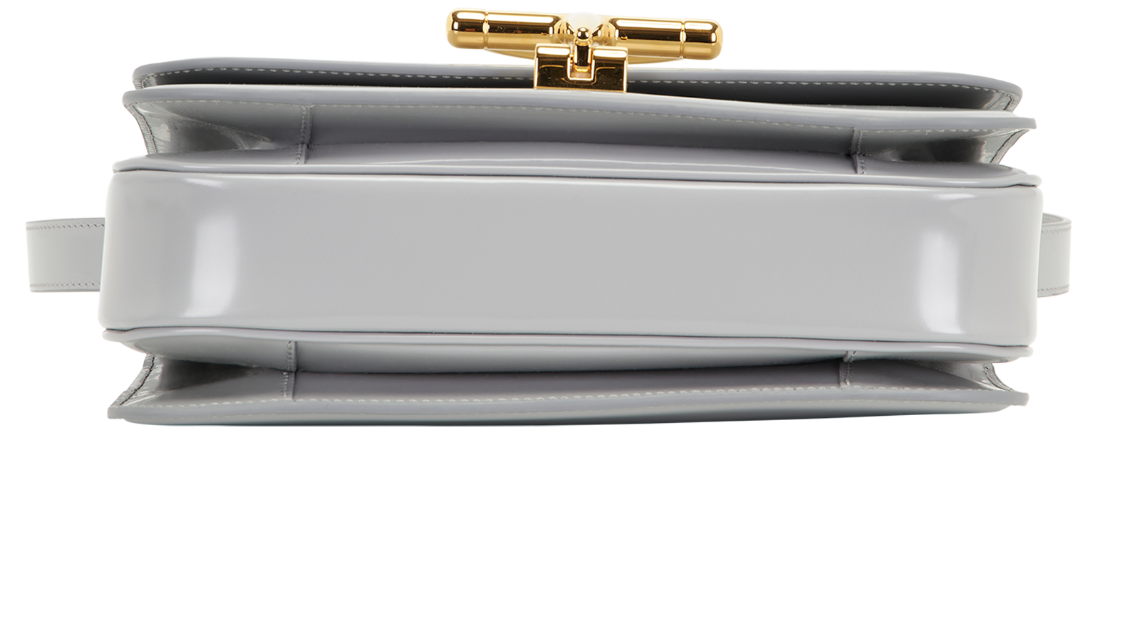 Small Siena, &pound;1,500, Handbags, Grey, Leather, Top view